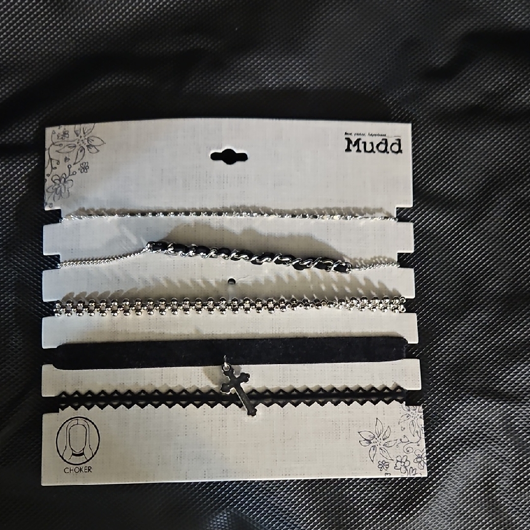 Mudd Black And Silver Choker Collection
